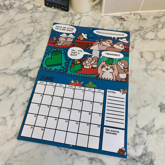 2026 Ottie and Otter Comic Adventure Calendar