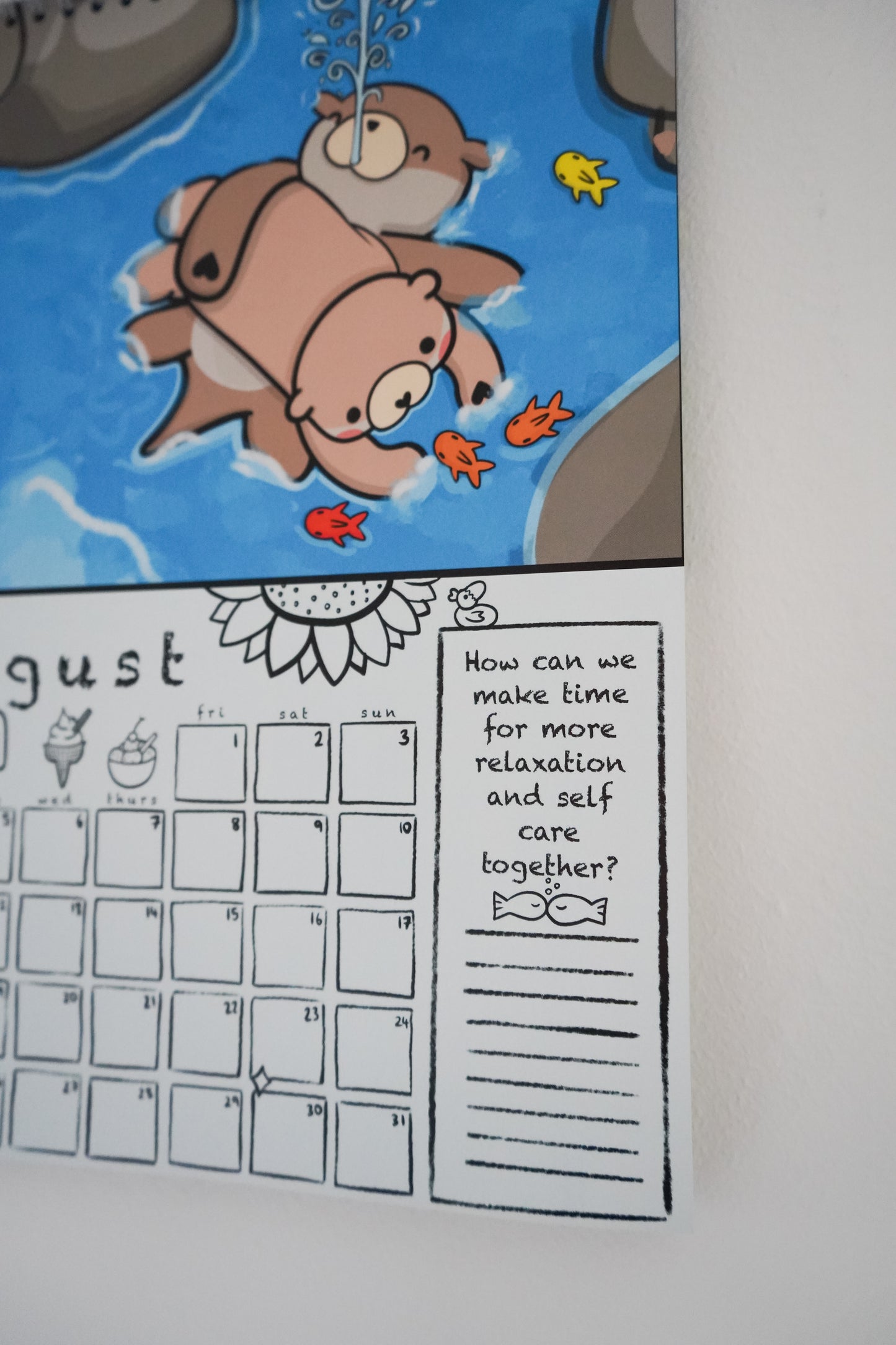 Ottie and Otter Affirmation Calendar