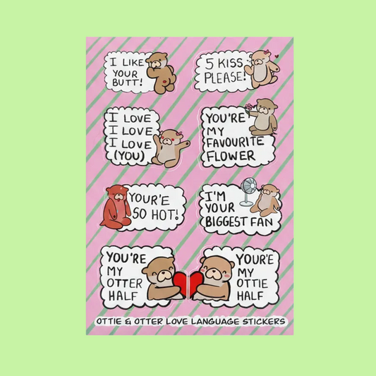 Ottie & Otter Love Language Stickers