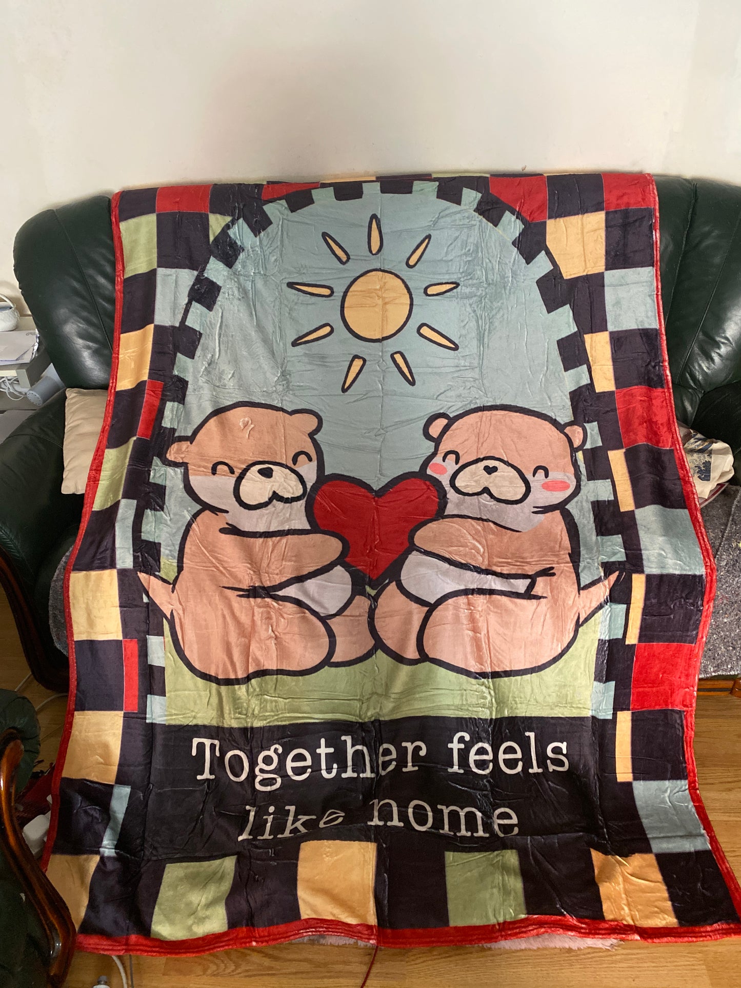 Together Feels Like Home Couple Blanket – Limited edition 2026 Cozy Fleece Throw by Ottie & Otter