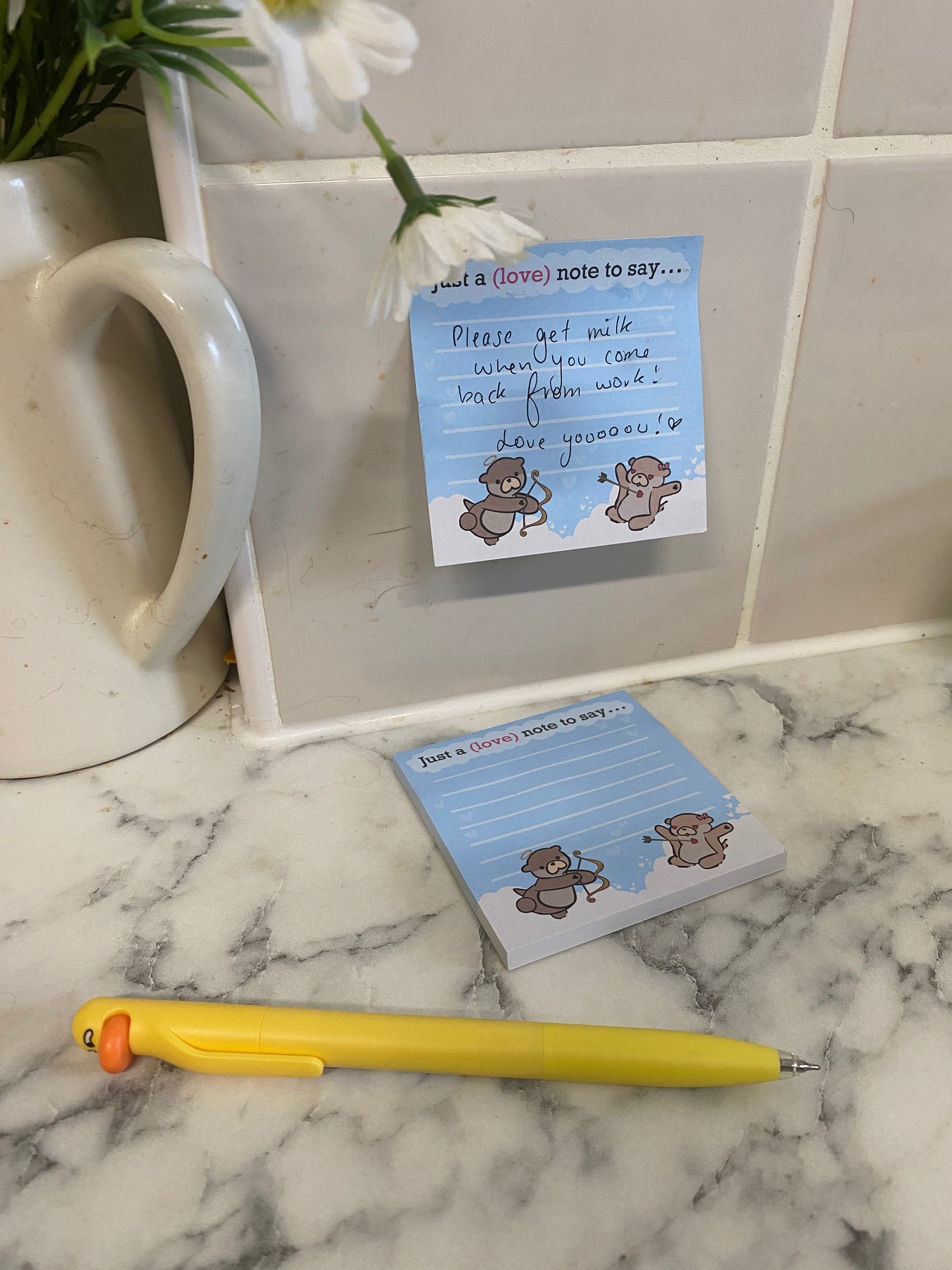 Ottie & Otter “Love Note” Sticky Notes (Set of 3) 💌