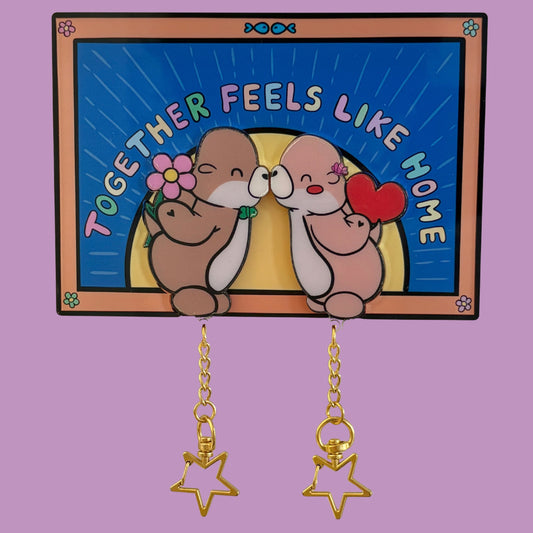 “Together Feels Like Home” Wall Key Holder (Magnetic)