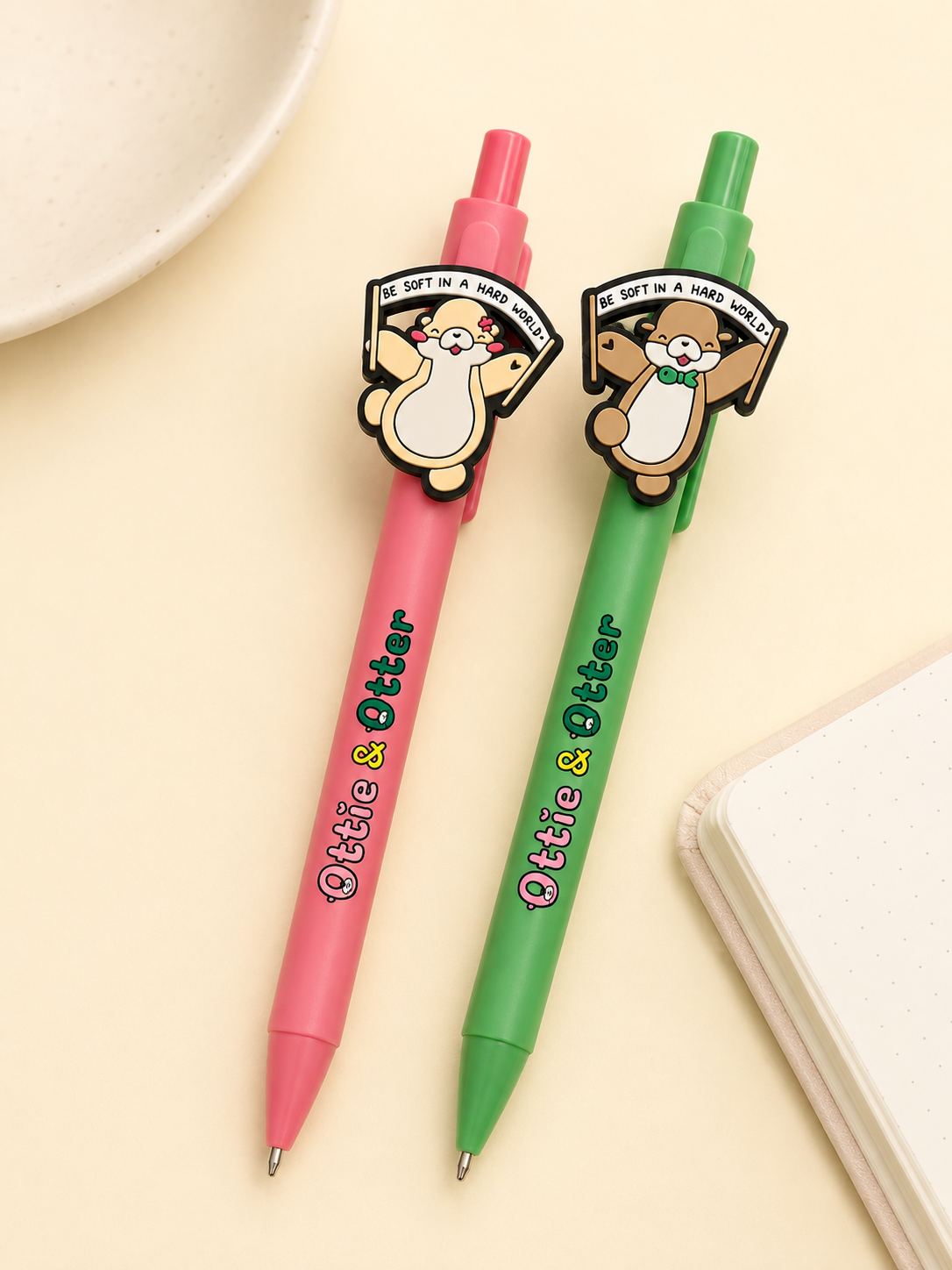 Be Soft in a Hard World Otter Pen | Ottie & Otter