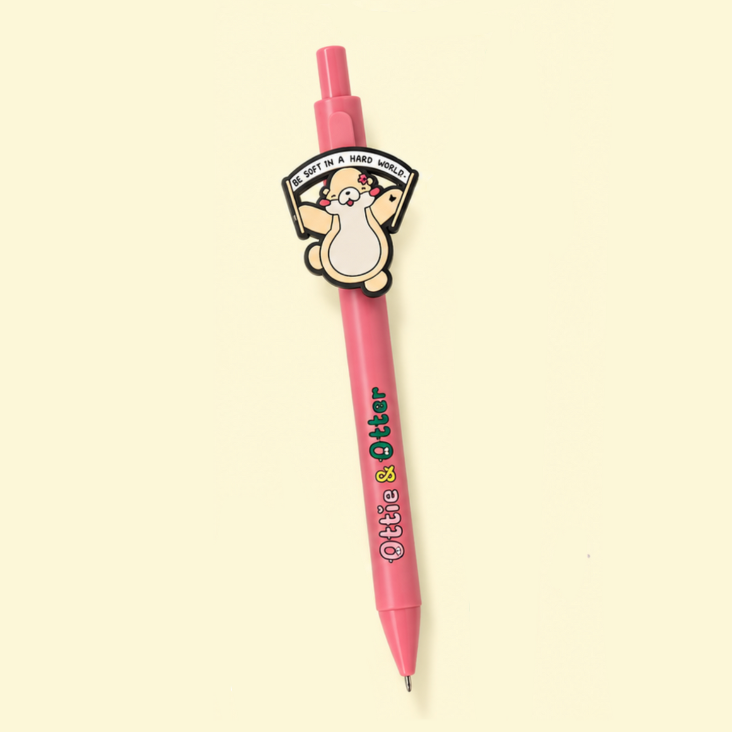 Be Soft in a Hard World Otter Pen | Ottie & Otter