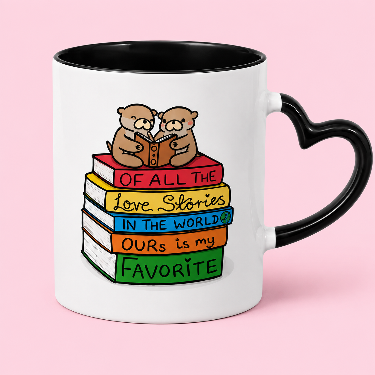 Our Love Story is my Favourite Heart Mug | Ottie & Otter