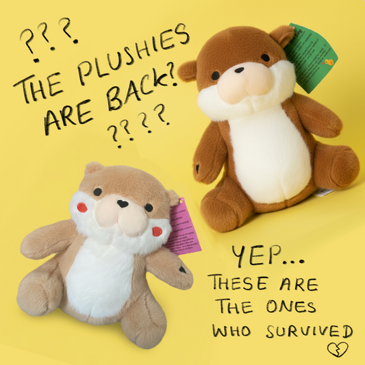 Ottie & Otter “The Survivors” Plushie Pair — Limited Edition 