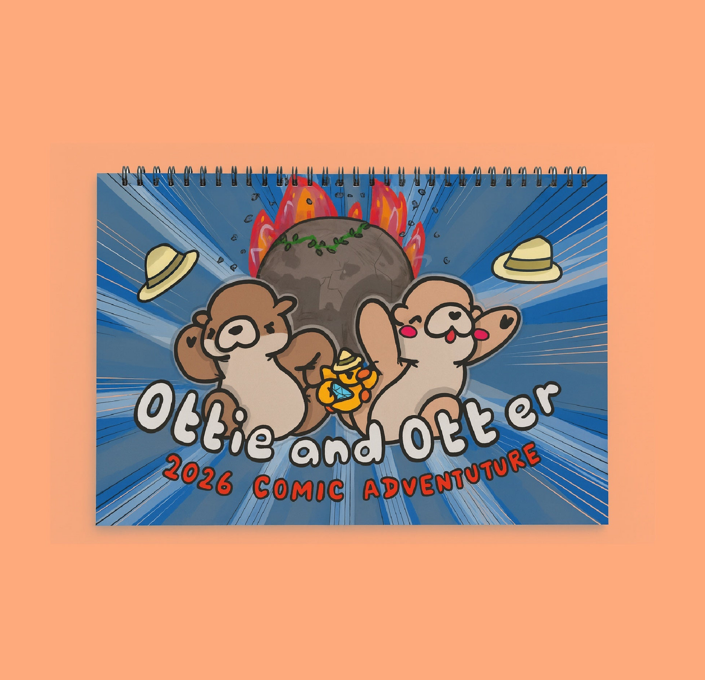 2026 Ottie and Otter Comic Adventure Calendar