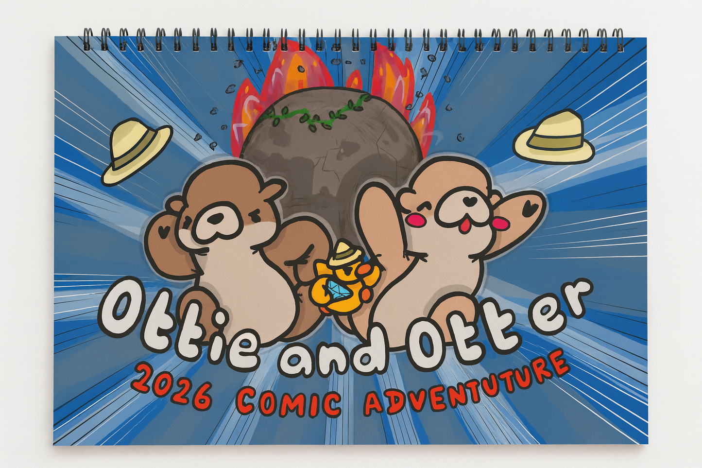 2026 Ottie and Otter Comic Adventure Calendar
